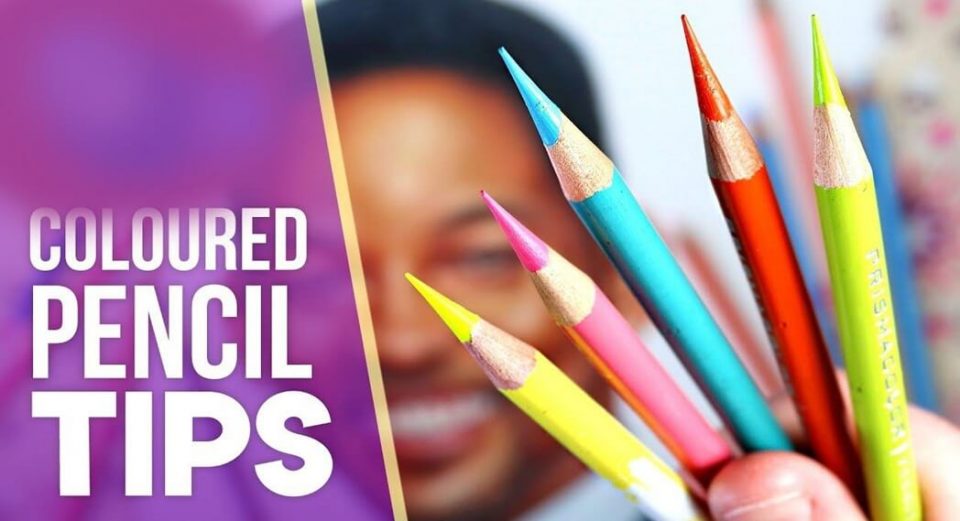use of coloured pencils